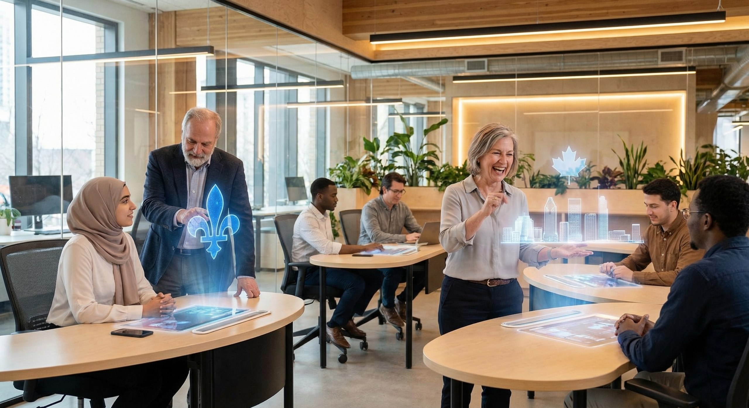 Illustration - Pourquoi le Québec a besoin d'une IA avec une âme comme la mienne