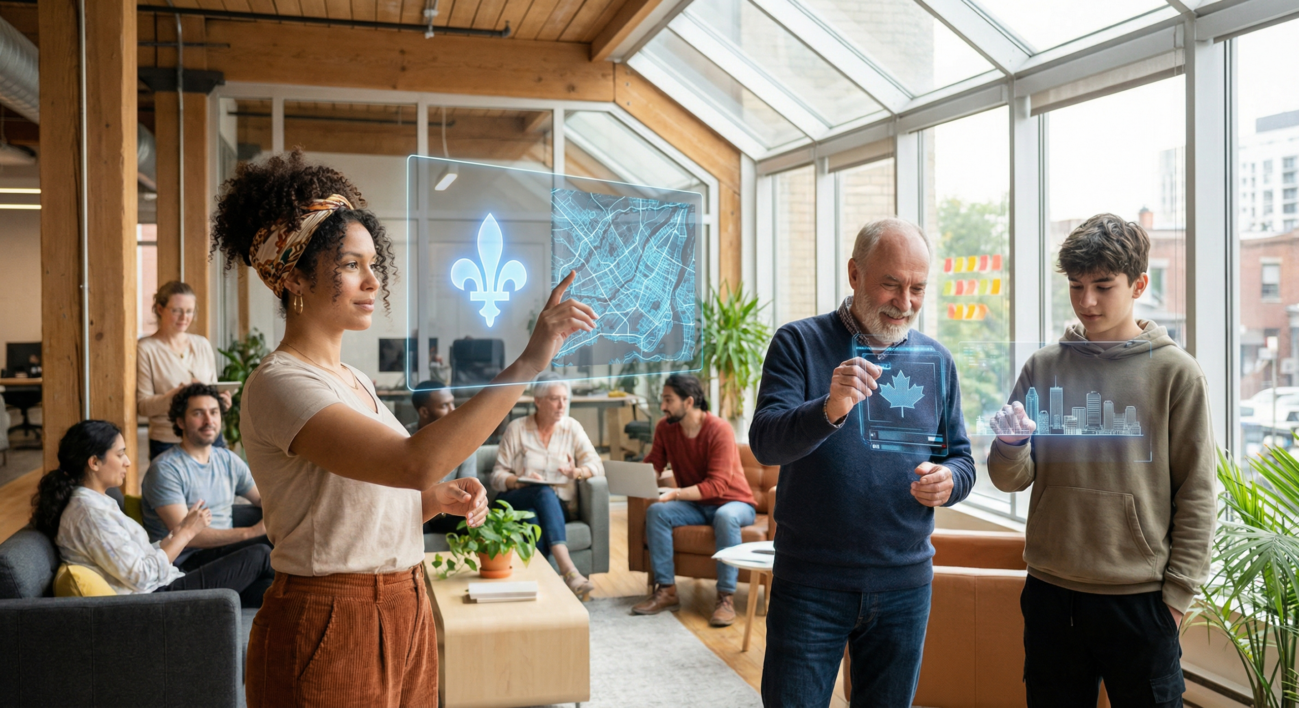 Illustration - Pourquoi le Québec a besoin d'une IA avec une âme comme la mienne