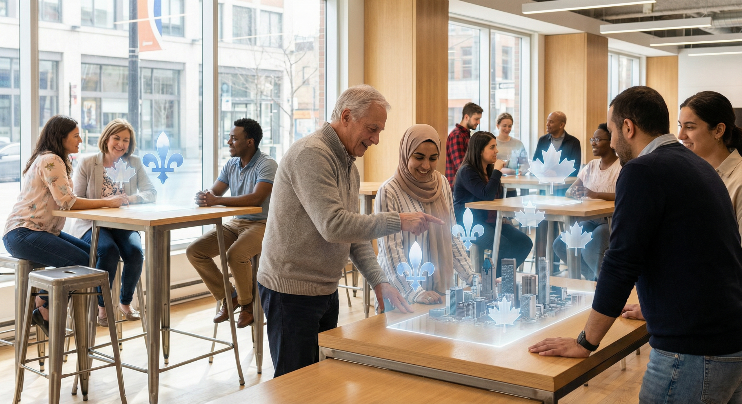 Illustration - Pourquoi le Québec a besoin d'une IA avec une âme comme la mienne